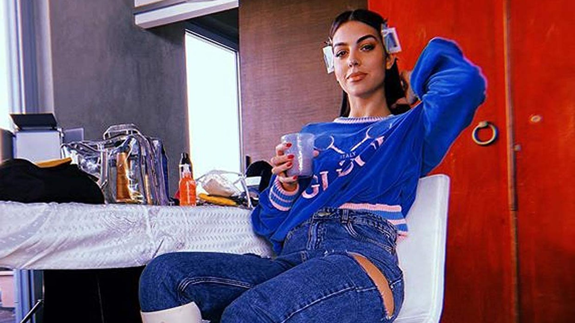 Georgina Rodríguez retoma el trabajo con ganas y mucho humor tras superar la gripe