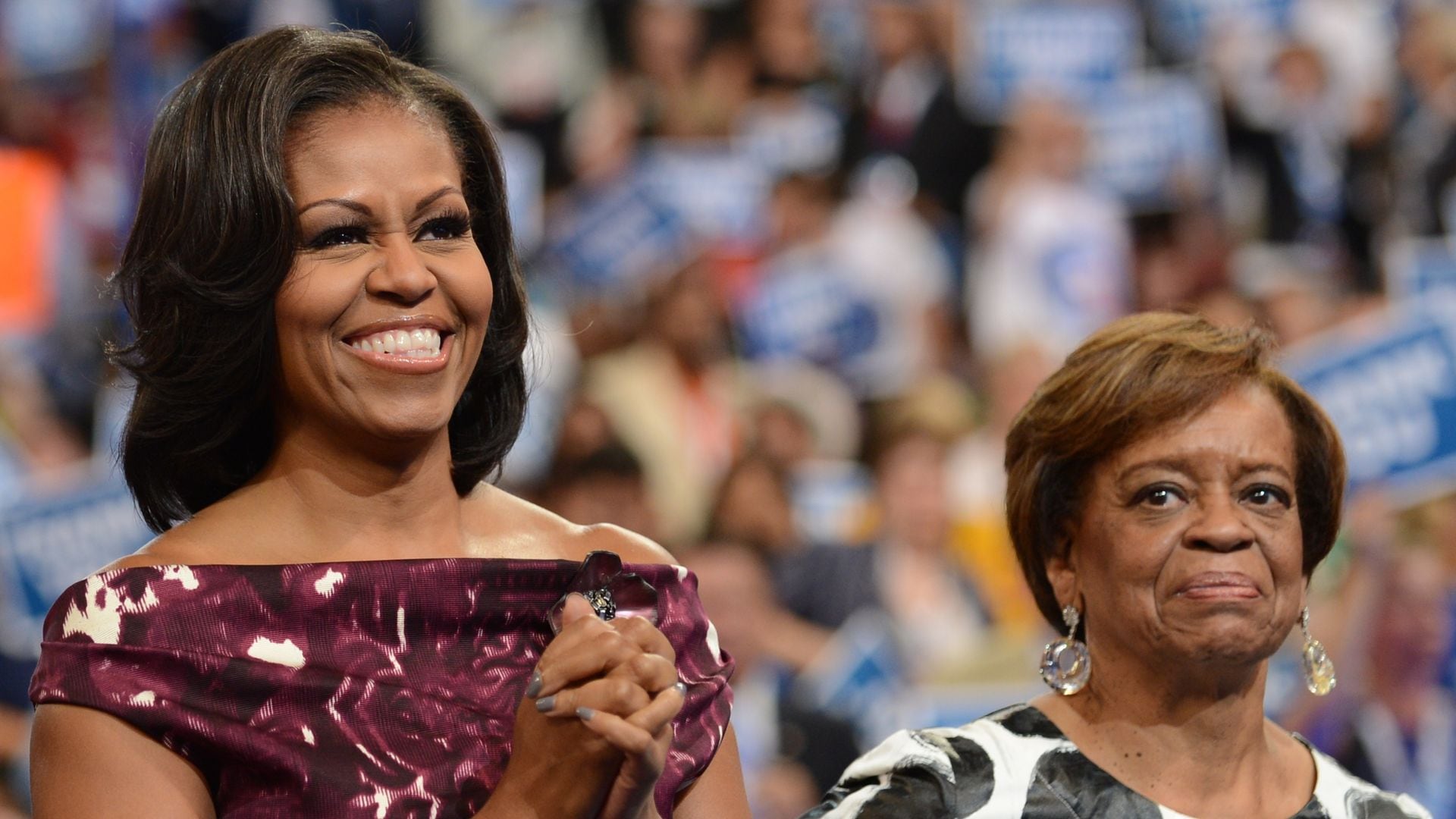 Michelle Obama y su mamá, Marian Robinson