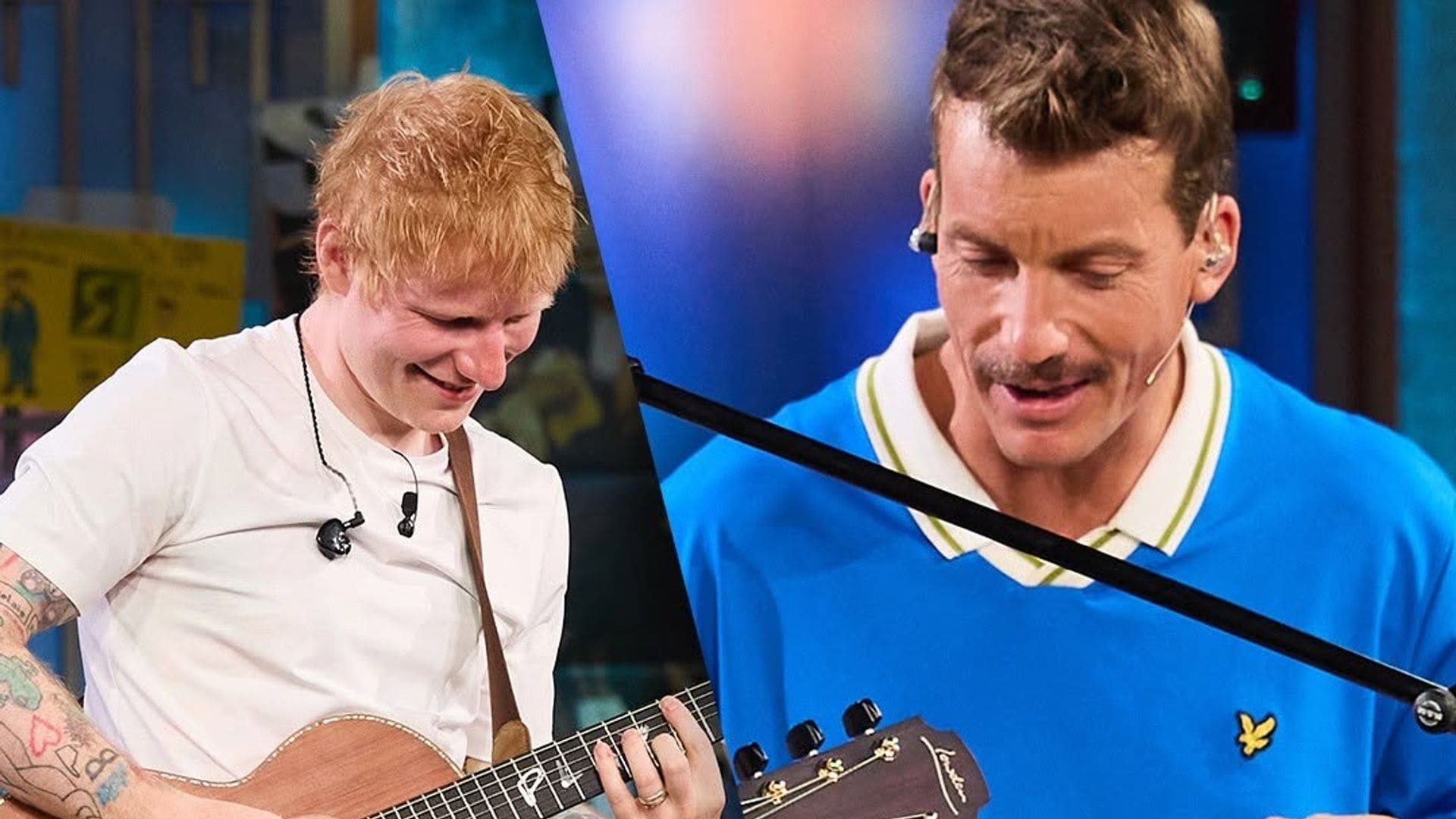Ed Sheeran se marca un rap con Grisón en 'La Revuelta' y deja al público alucinado