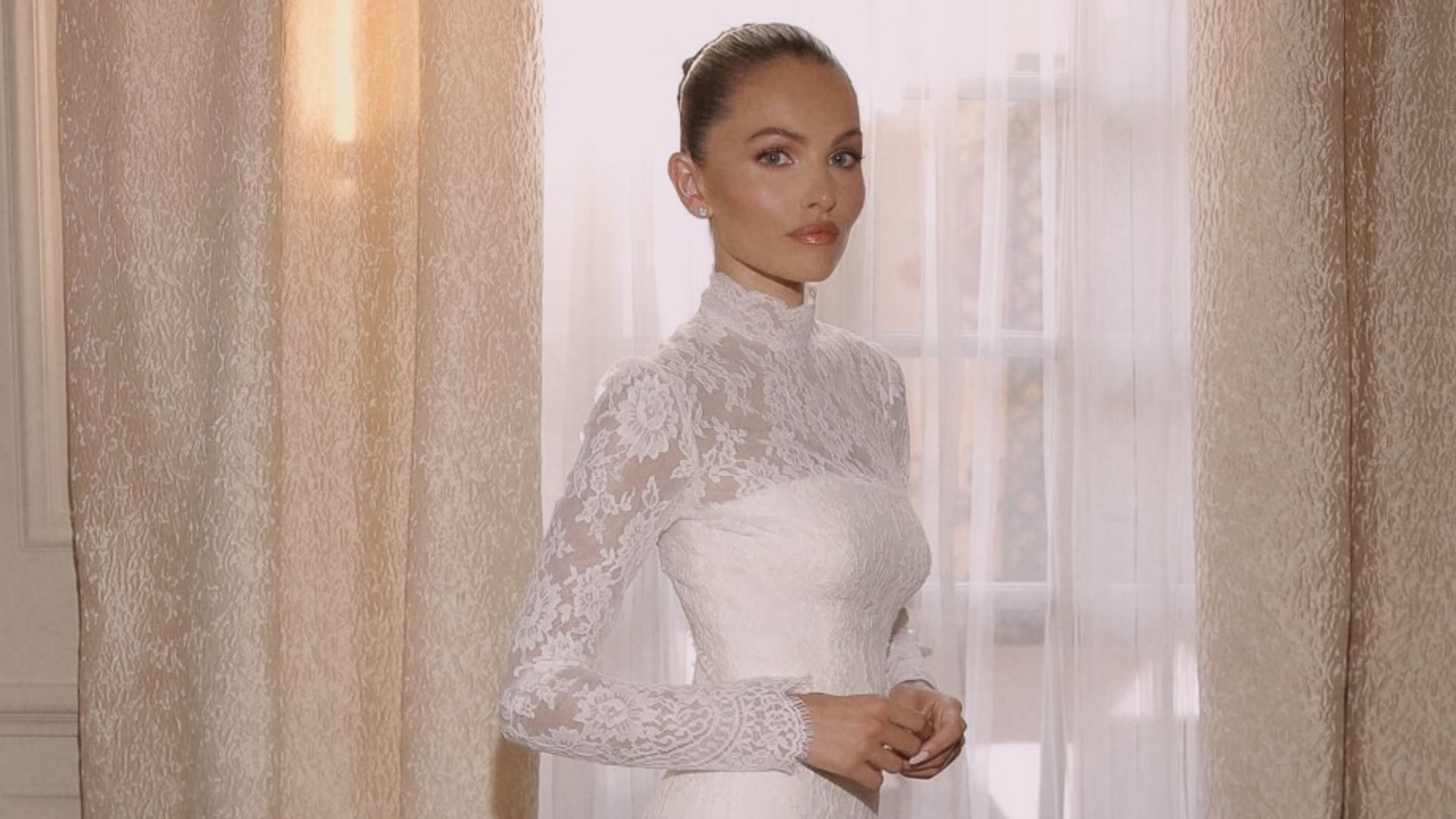 Thylane Blondeau, 'la niña más guapa del mundo', celebra su segunda boda en la Riviera Francesa con un vestido de delicado encaje transparente