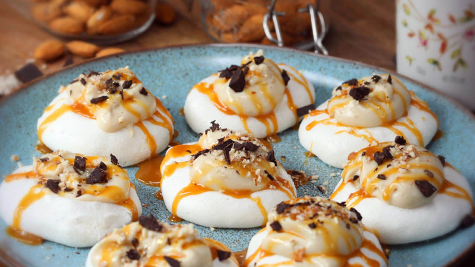 Receta: merengues veganos con Baileys