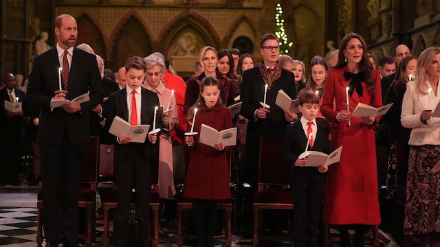 La princesa Kate encabezó el concierto de villancicos 'Together At Christmas'.