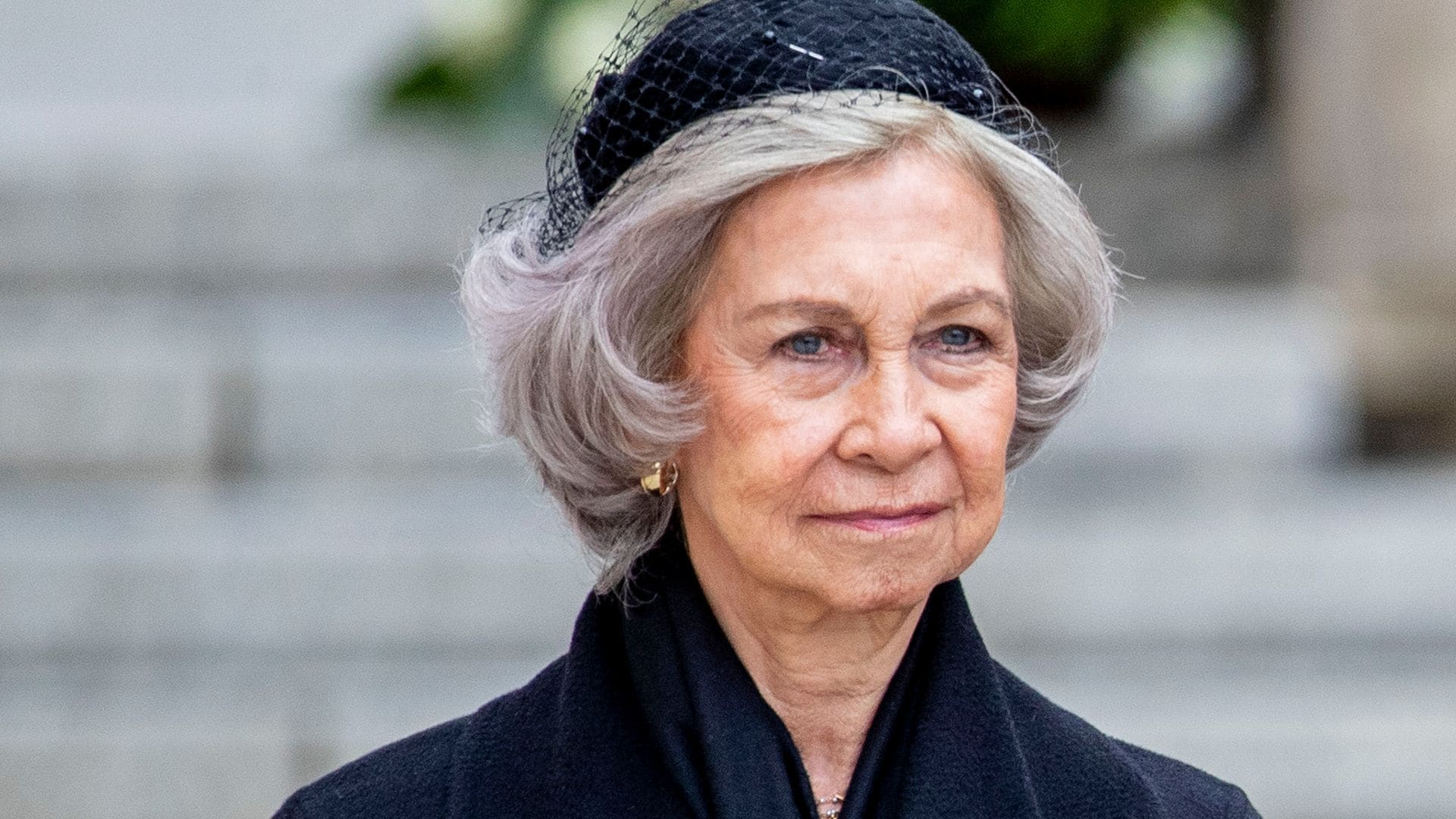 La reina Sofía en el funeral del Gran Duque de Luxemburgo