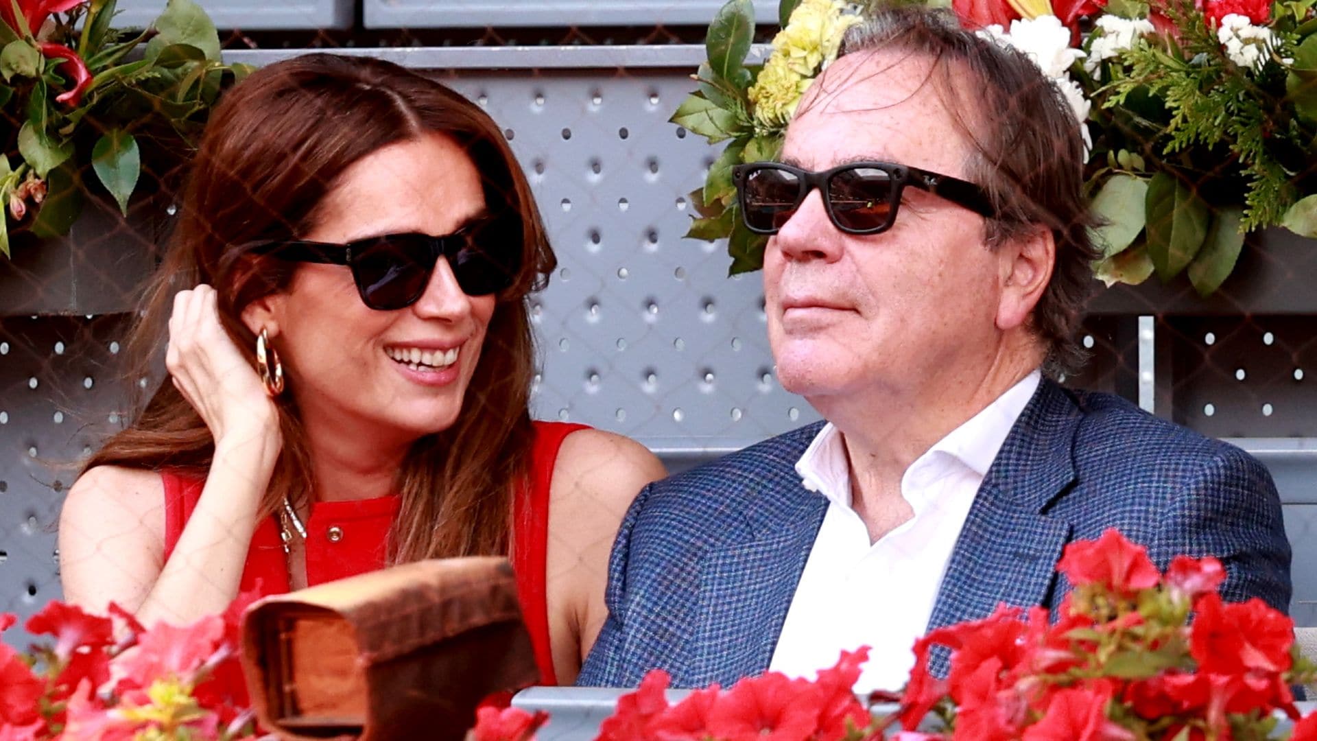 Mar Saura y su marido, entre las 'celebrities' que no se pierden el Mutua Madrid Open 2025