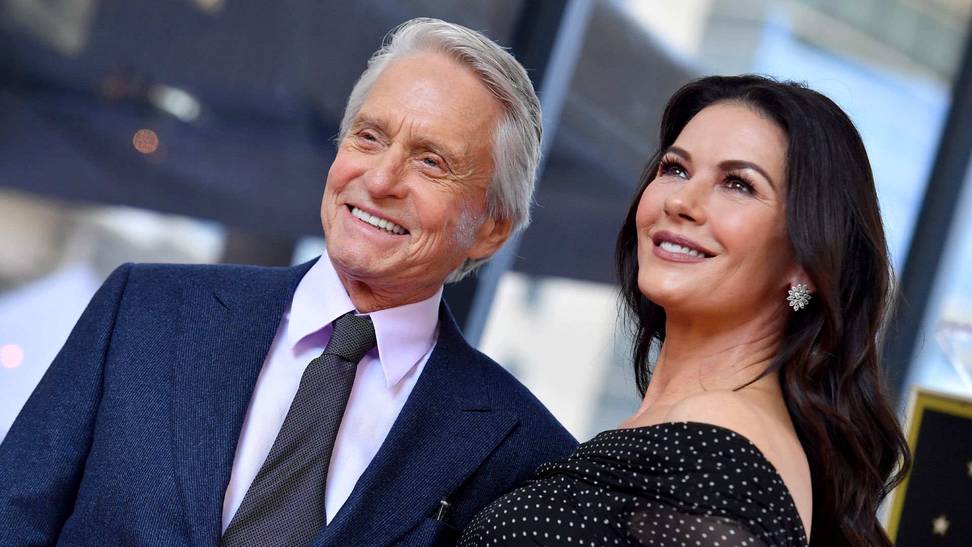 Catherine Zeta-Jones y Michael Douglas