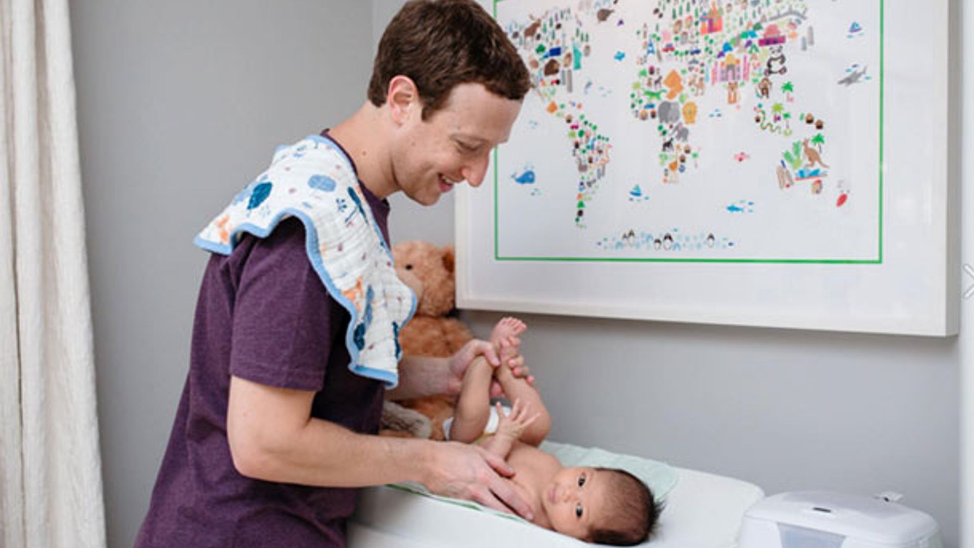 Así está viviendo Mark Zuckerberg sus primeros días como padre: entre pañales y libros
