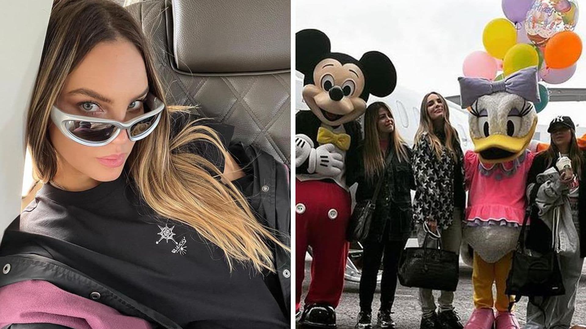 Con mariachis, un susto en el avión y muñecos de Disney, Belinda celebra sus 33 años