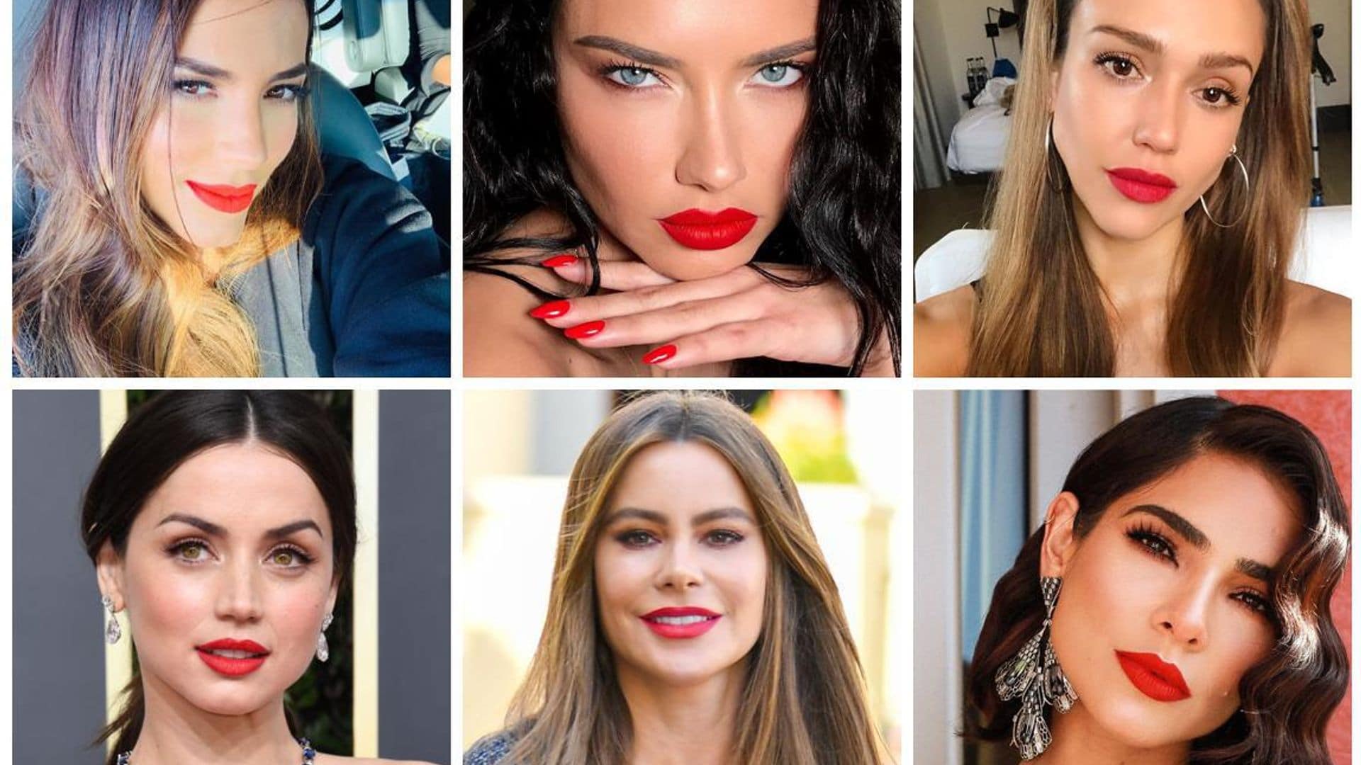 17 estrellas latinas que lucen espectaculares con labial rojo