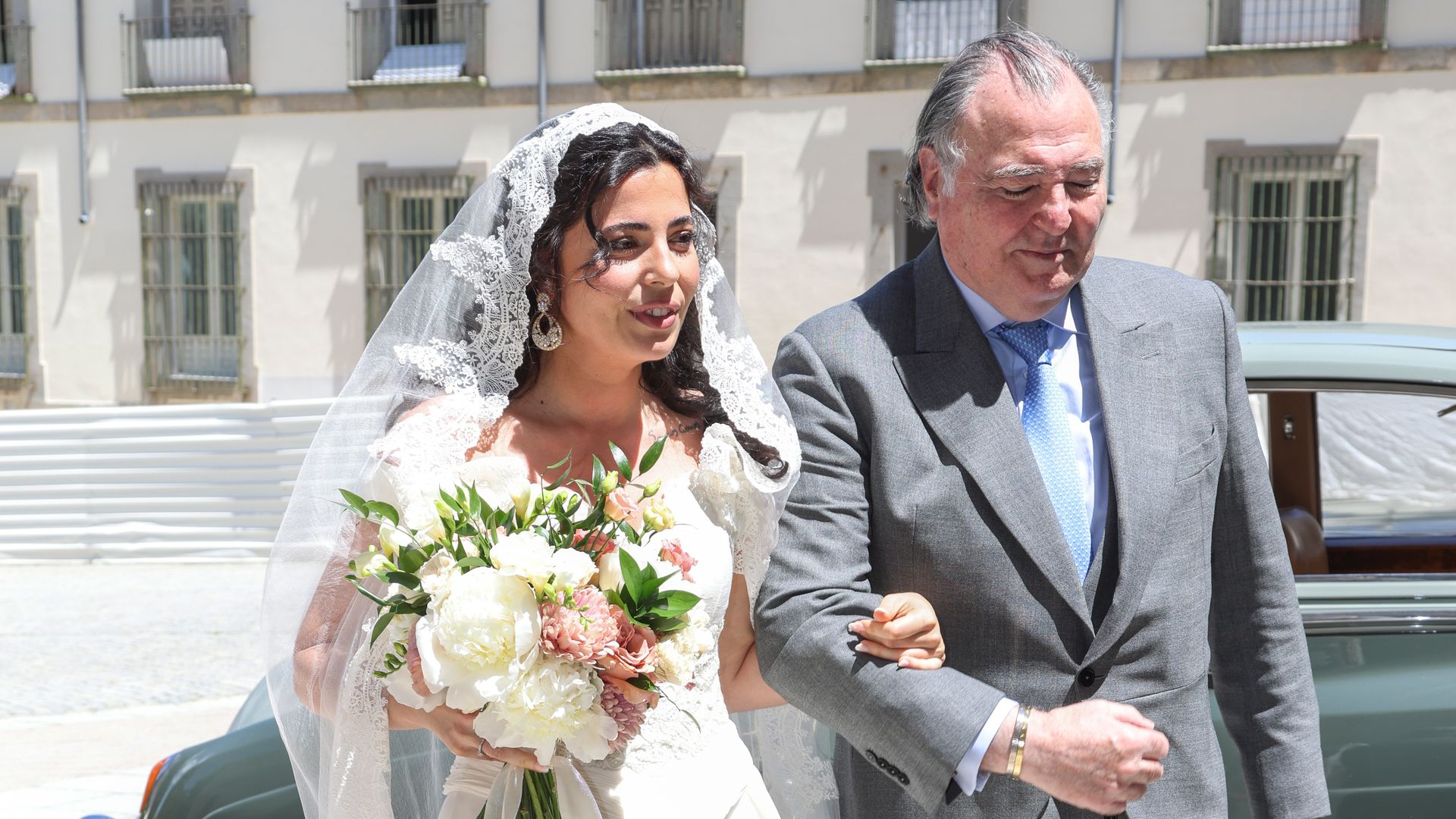 Marta García Obregón en su boda