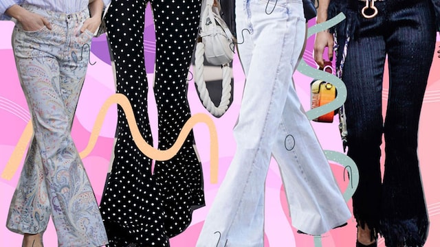 pantalones campana okok