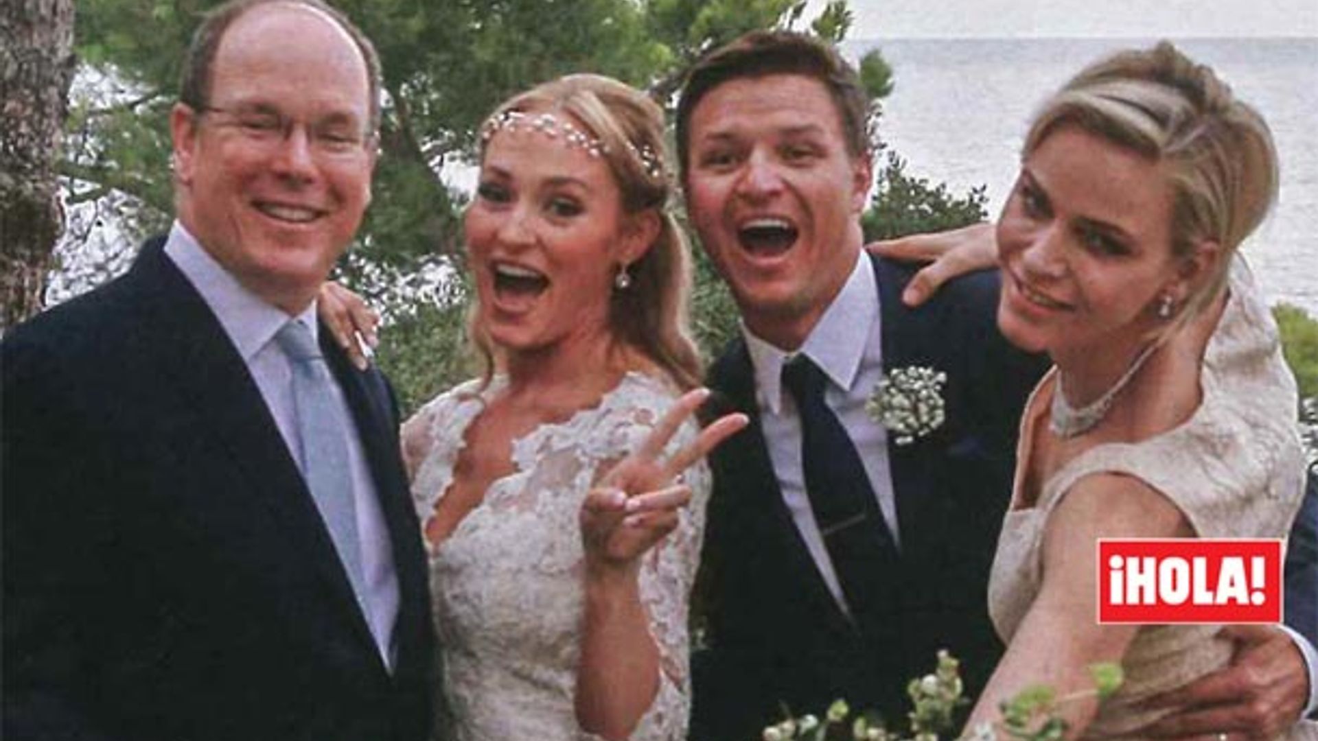 ¡HOLA! entra en exclusiva en la divertida y espectacular boda de Gareth, el hermano de la princesa Charlene de Mónaco