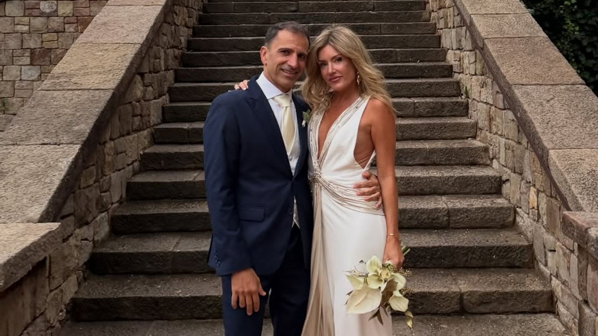 Imagen de la boda de Marc Gené y Cristina