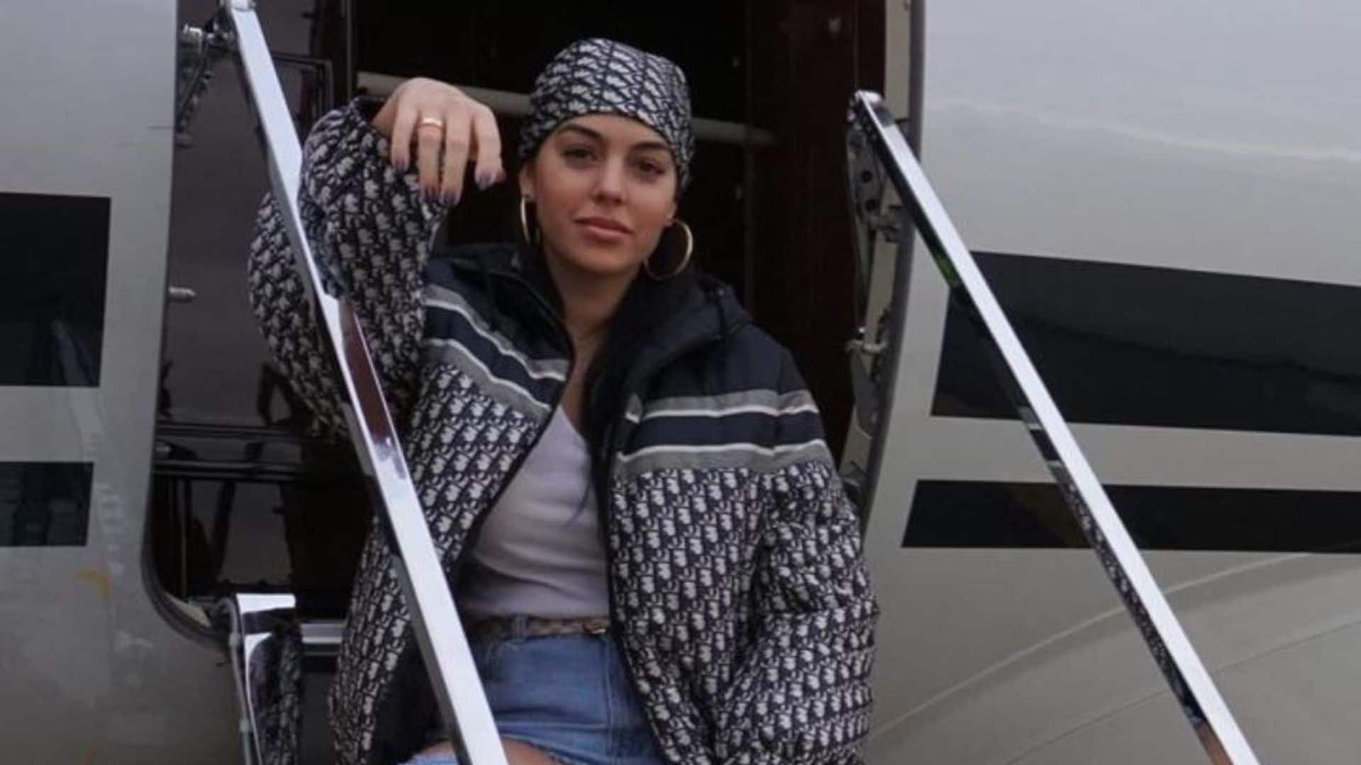 Un plan familiar al estilo Georgina Rodríguez, en avión privado