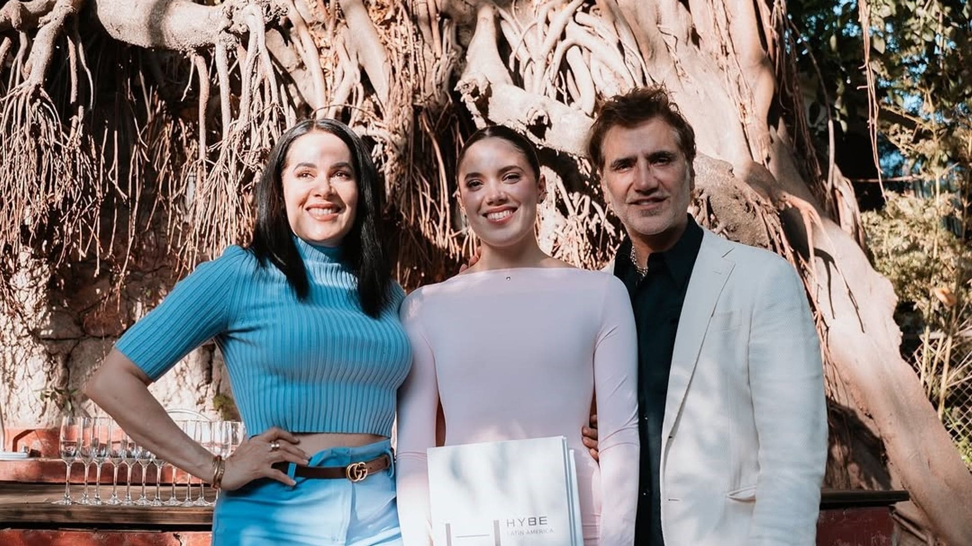 Alejandro Fernández y América Guinart se reencuentran en el lanzamiento musical de su hija