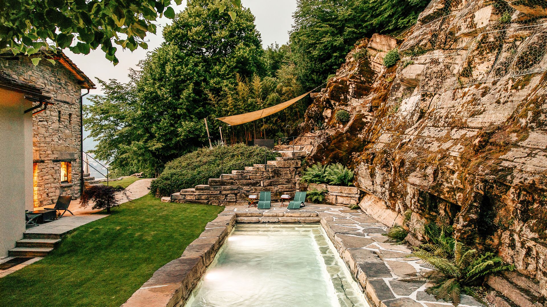 La piscina del Lago de Como