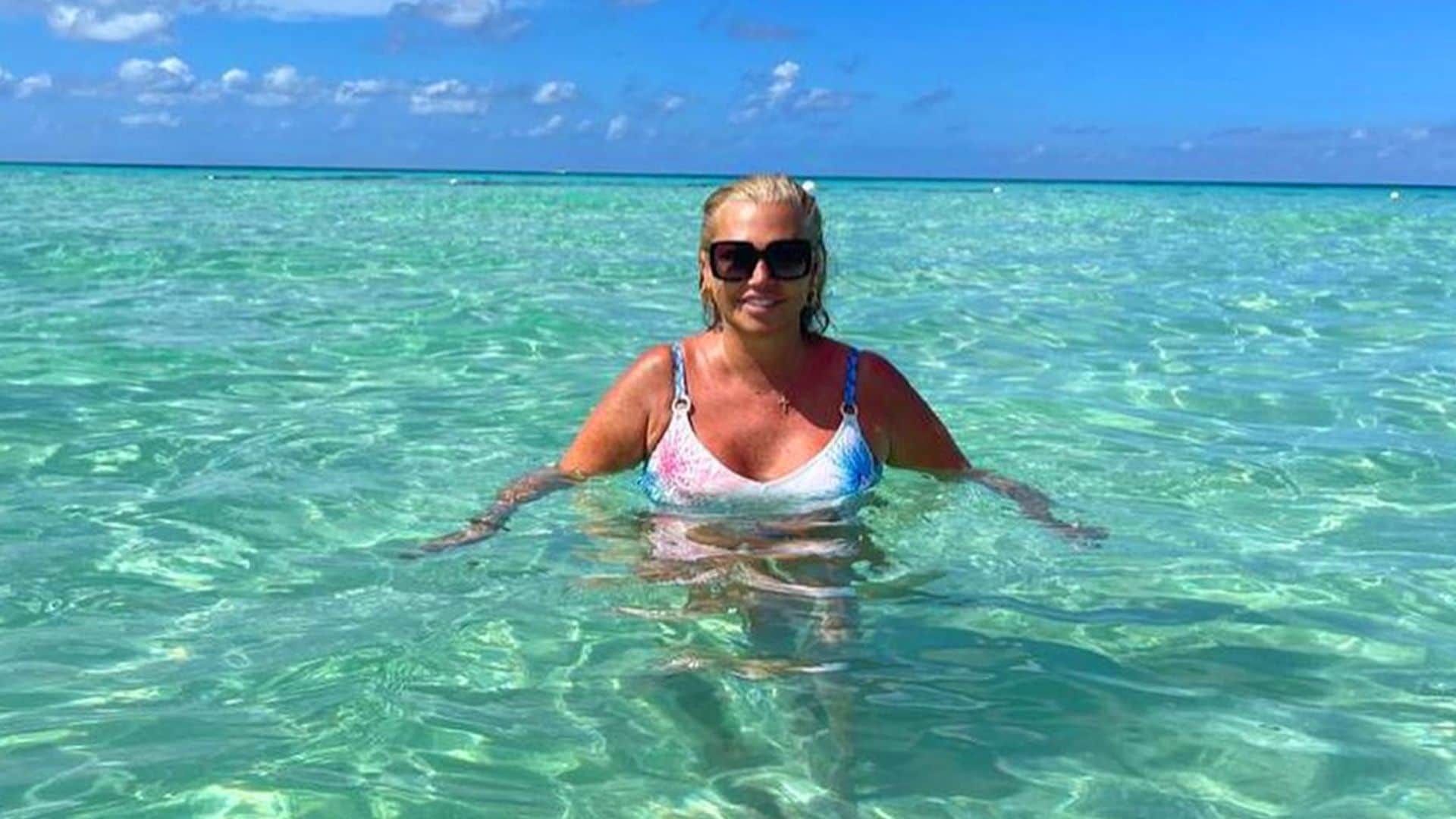 Las imágenes de Belén Esteban en el Caribe que están causando furor