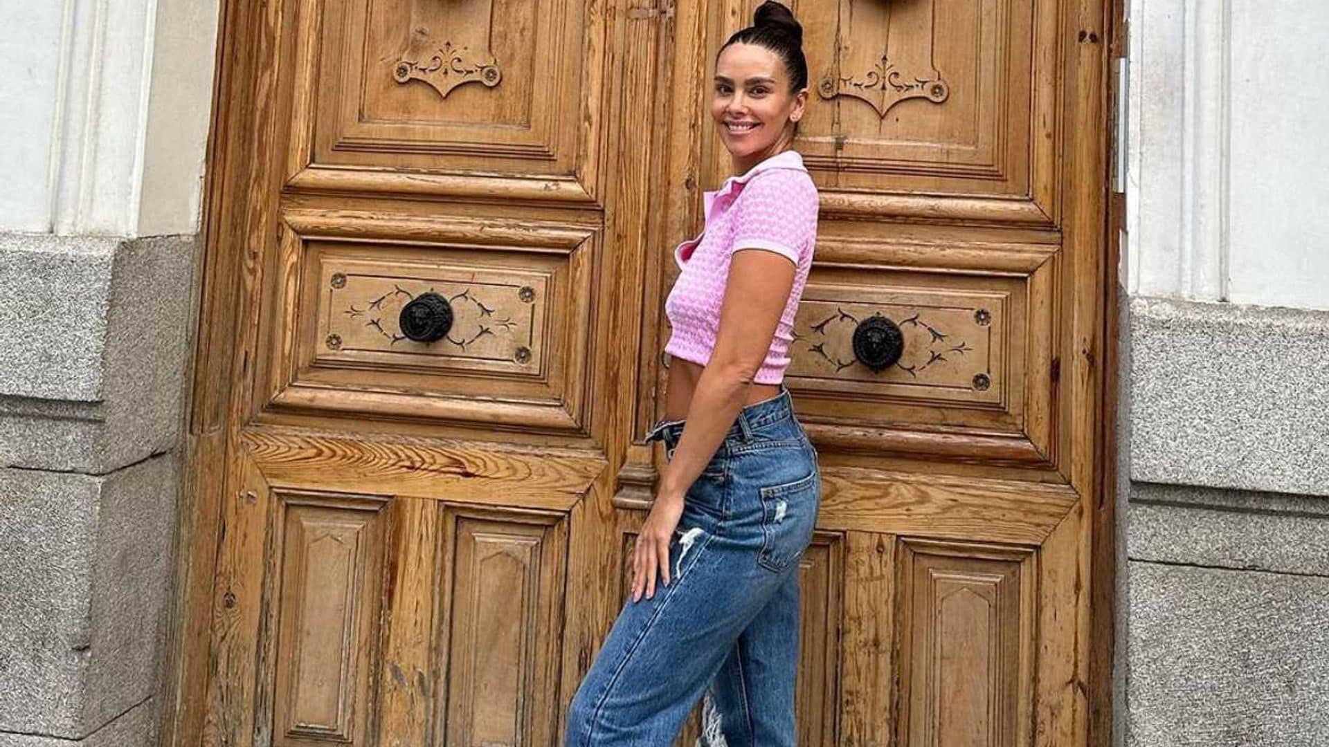 ¡No te pierdas el truco de Cristina Pedroche para que no se le escape el carrito de su bebé!