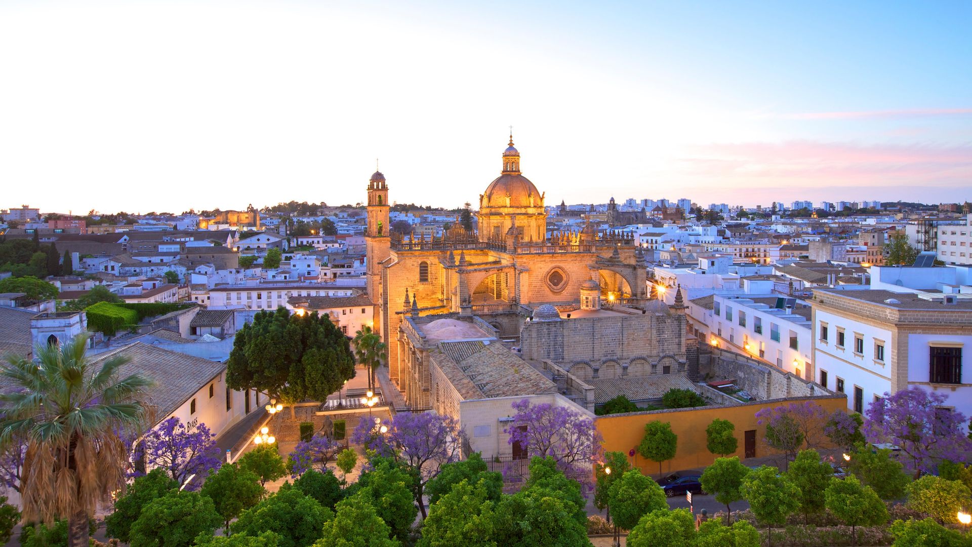 Catedral y panorámica de Jerez de la Frontera, Cádiz