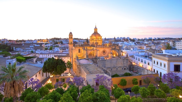 Catedral y panorámica de Jerez de la Frontera, Cádiz