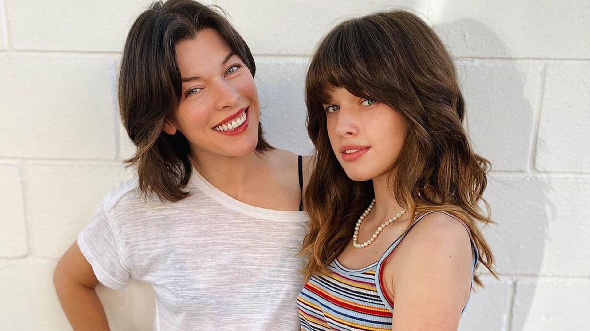 Milla Jovovich, Ever Anderson y otras 'celebrities' que, más que madres e hijas, podrían ser gemelas