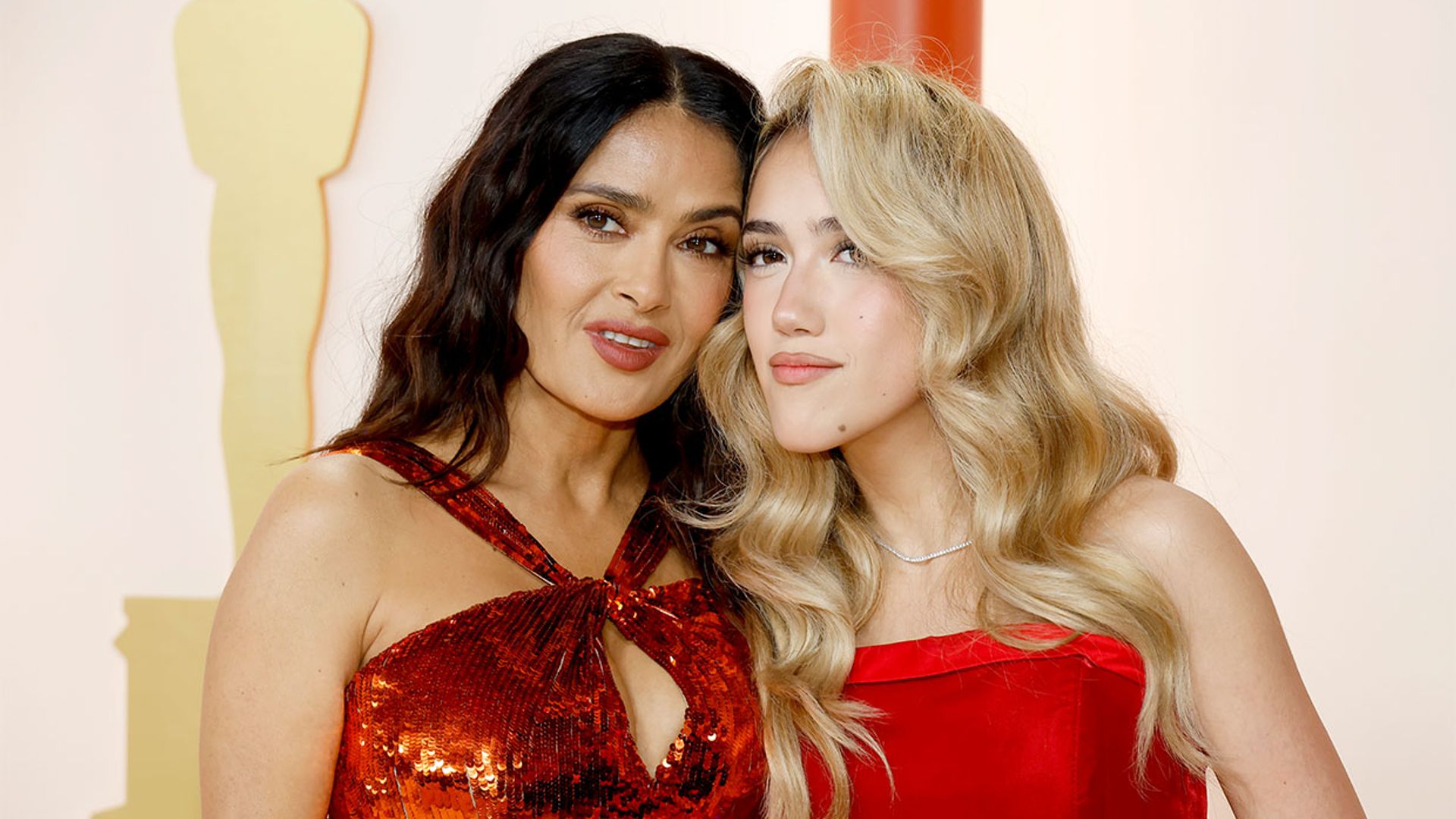Salma Hayek, Brendan Fraser, Andie McDowell... las estrellas que han posado con sus hijos en los Oscar
