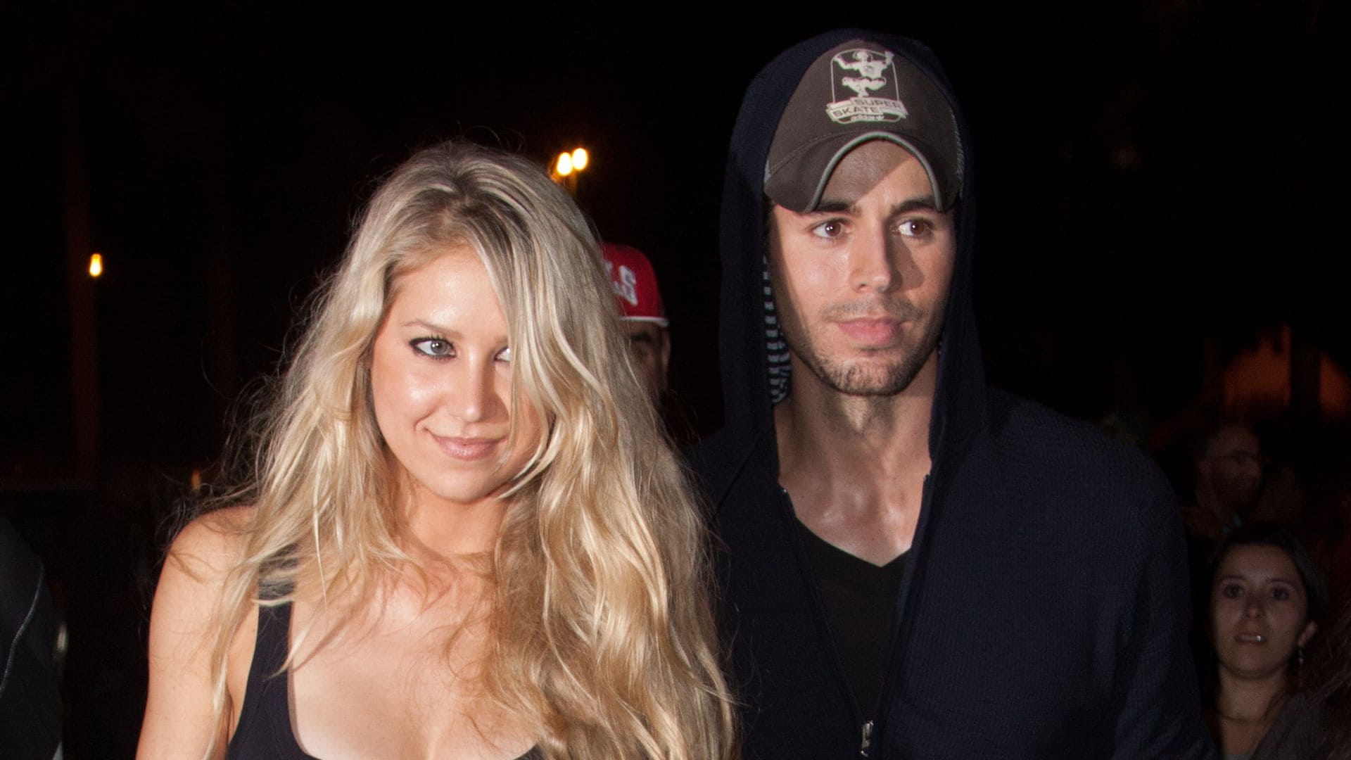 Anna Kournikova y Enrique Iglesias en una foto tomada en Miami en septiembre de 2019.