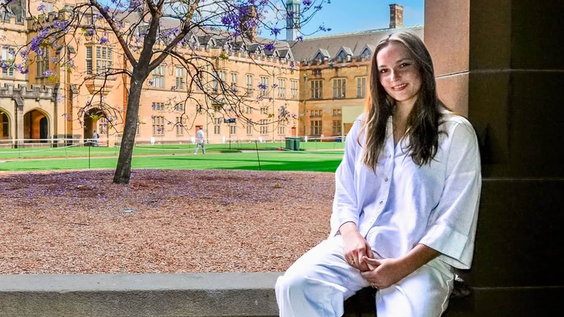 Ingrid de Noruega en la Universidad de Sidney, Australia