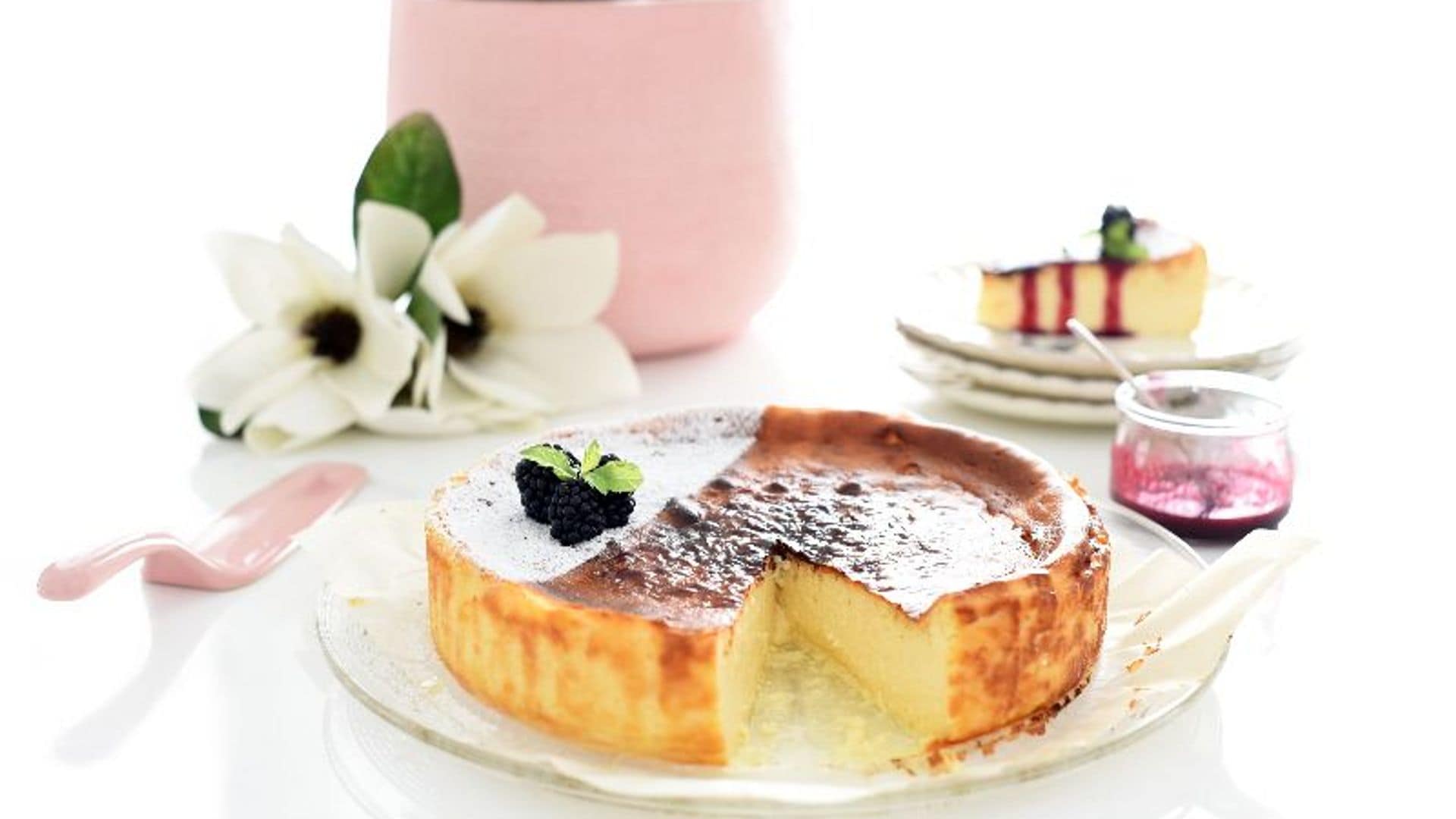 Tarta de queso estilo 'La Viña' con Thermomix