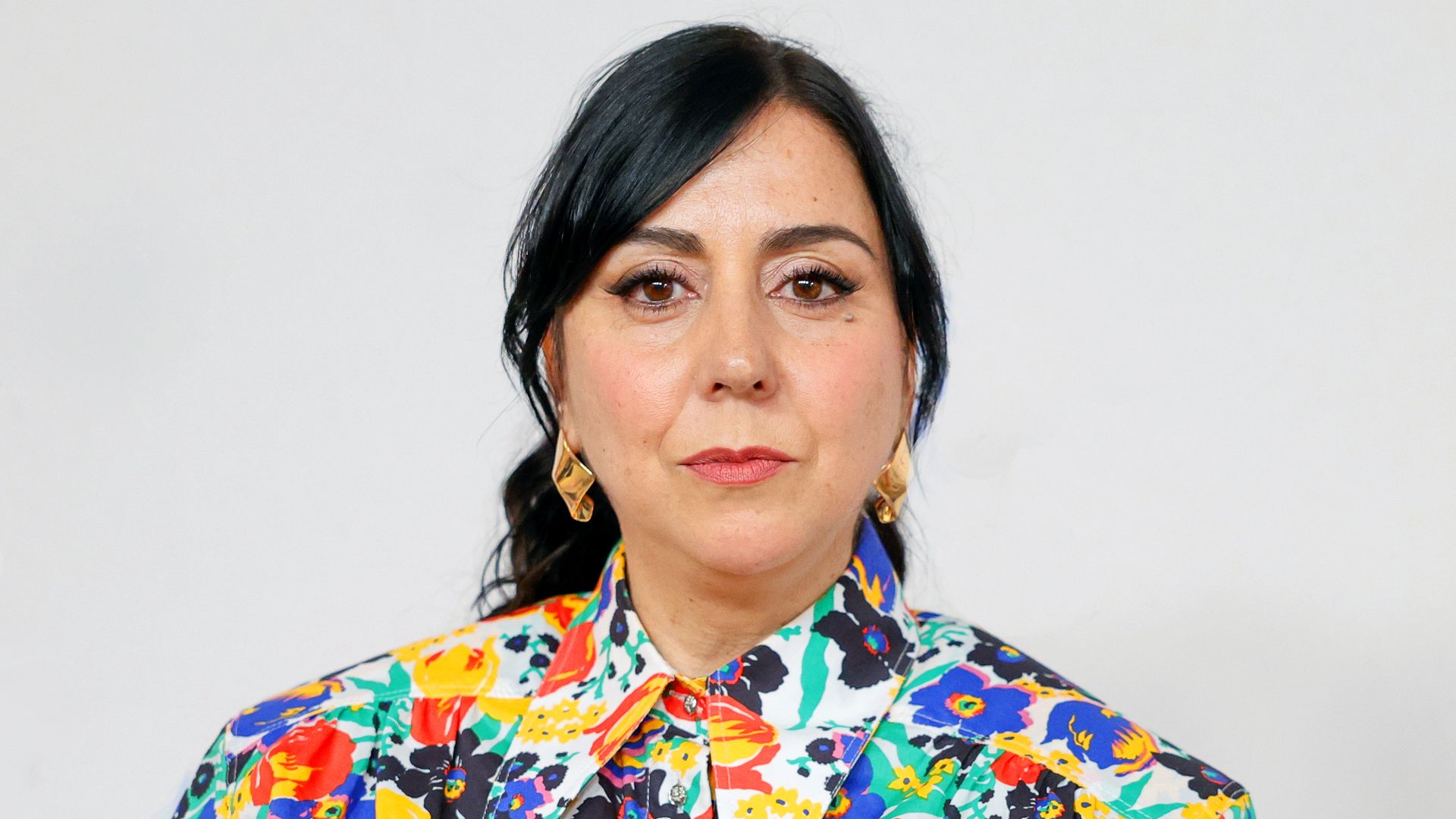 Carmen Ruiz en el photocall de "Rafaela y su loco mundo" en Madrid, el 12 de febrero de 2026
