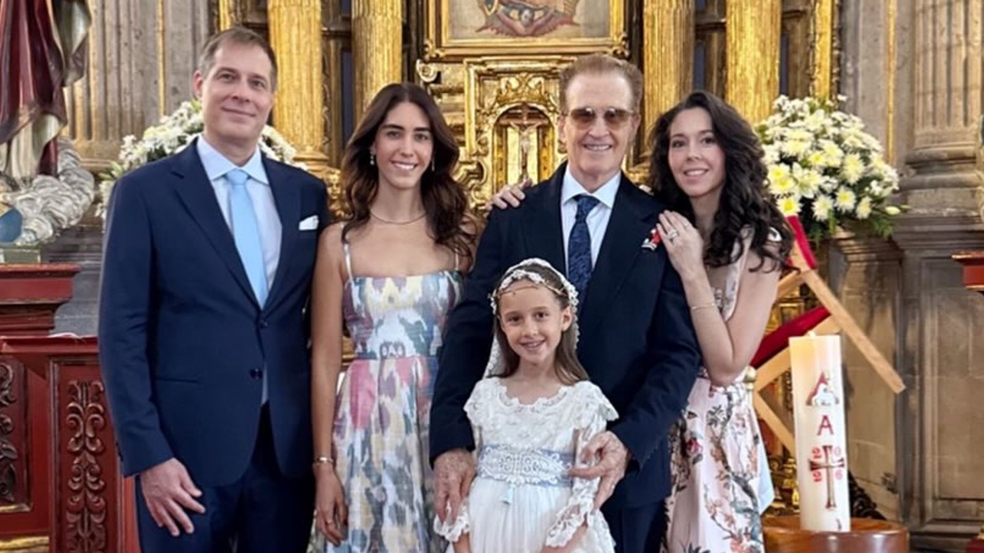 Emmanuel fue padrino de su nieta, Gianna