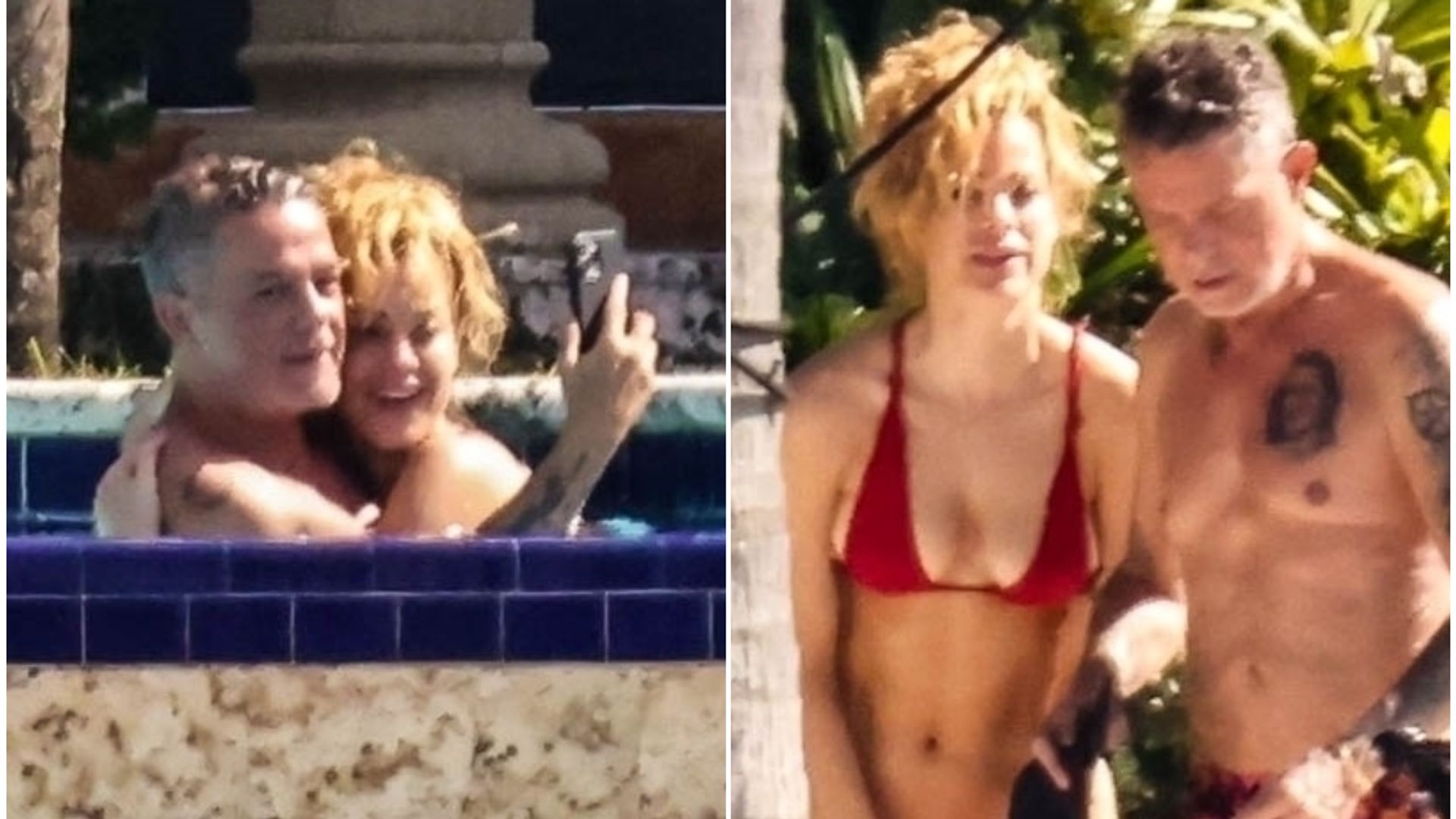 Alejandro Sanz y Candela Márquez.