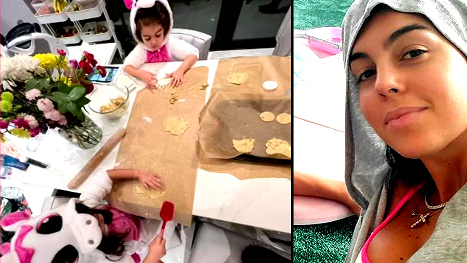 ¡Con las manos en la masa! Las hijas de Georgina Rodríguez, dos originales y simpáticas reposteras