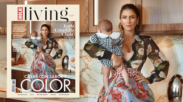 Karla Cova Villarubias en la portada de Living