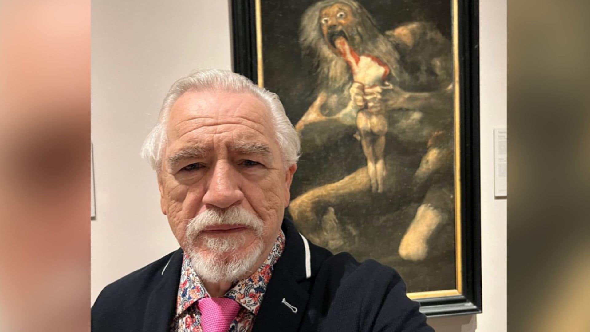 Brian Cox, protagonista de 'Succesion', visita el Museo del Prado y compara un cuadro de Goya con su papel en la serie