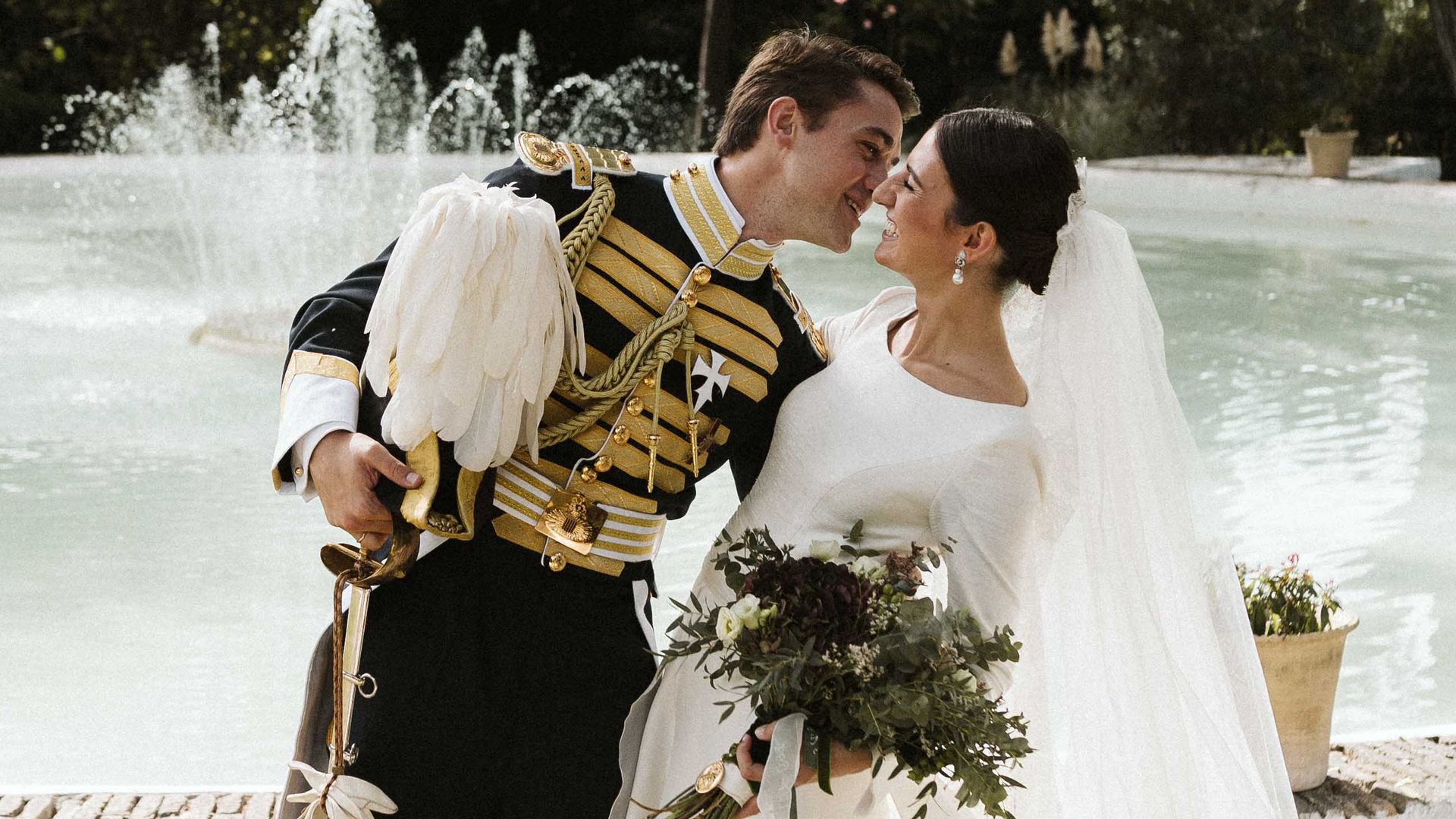 Los detalles de la gran boda aristocrática de Gonzaga Zuleta y Blanca García en Jerez, con una cercanía especial a la Casa Real