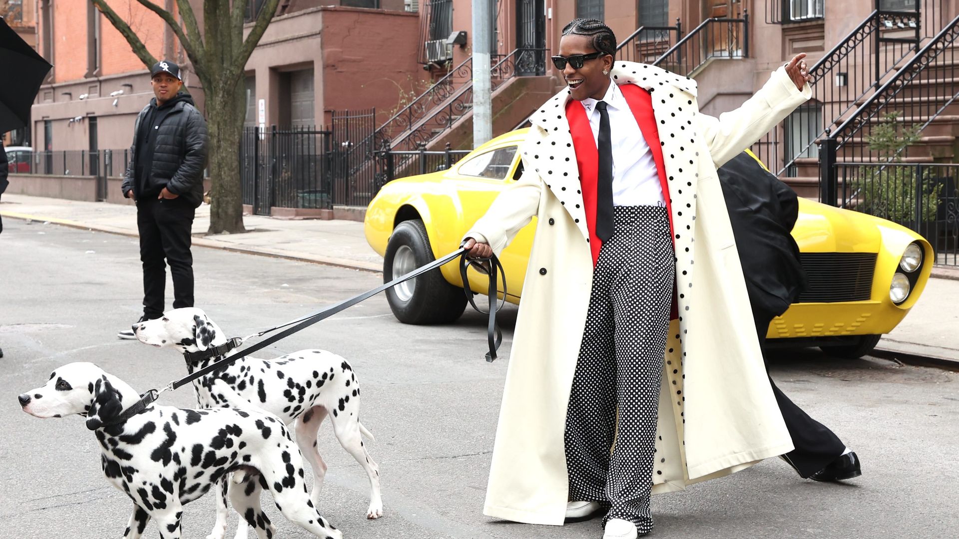A$AP Rocky sorprende con un 'look' al estilo de Cruella De Vil