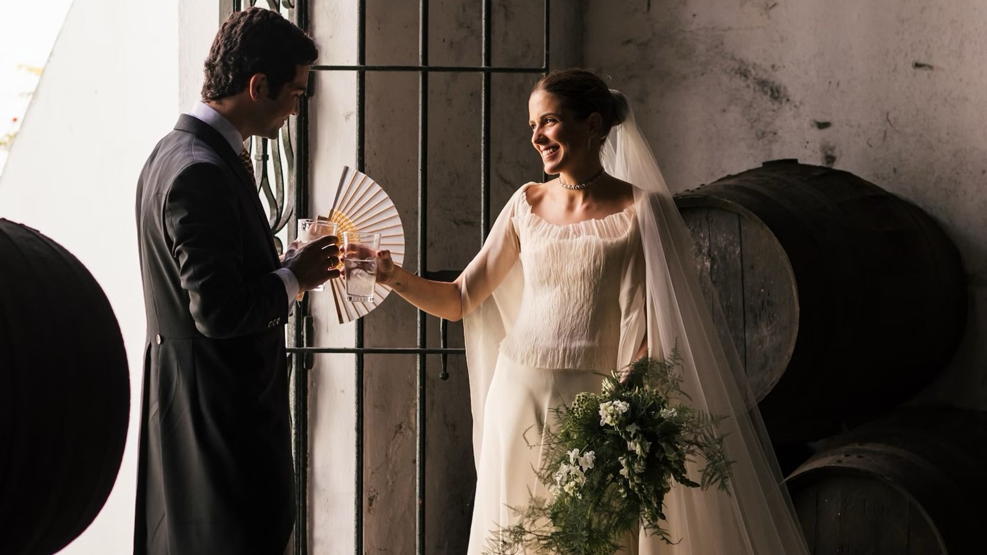 Vestido de novia de dos piezas Tba romántico