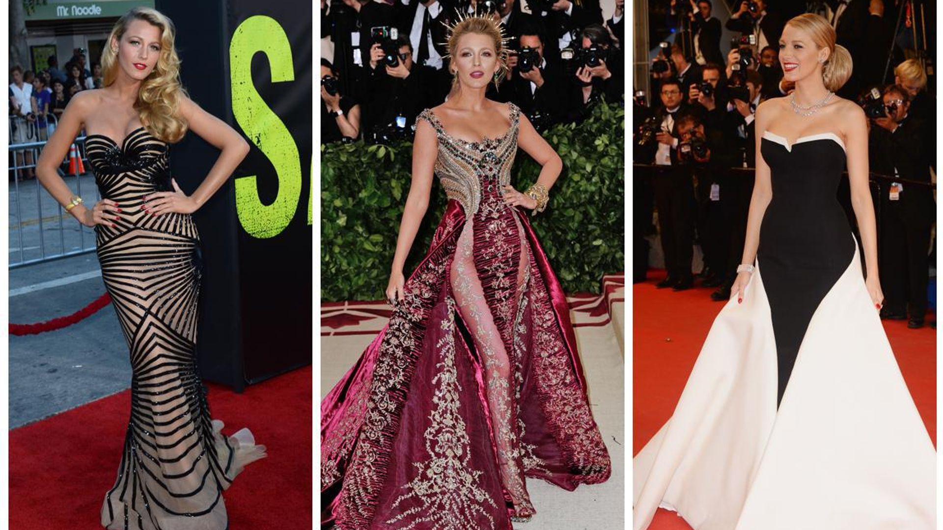 Blake Lively y su glamoroso paso por las ‘red carpets’