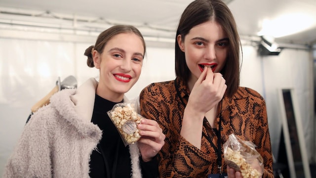 lena hoschek backstage berlin fashion week autumn winter 2019