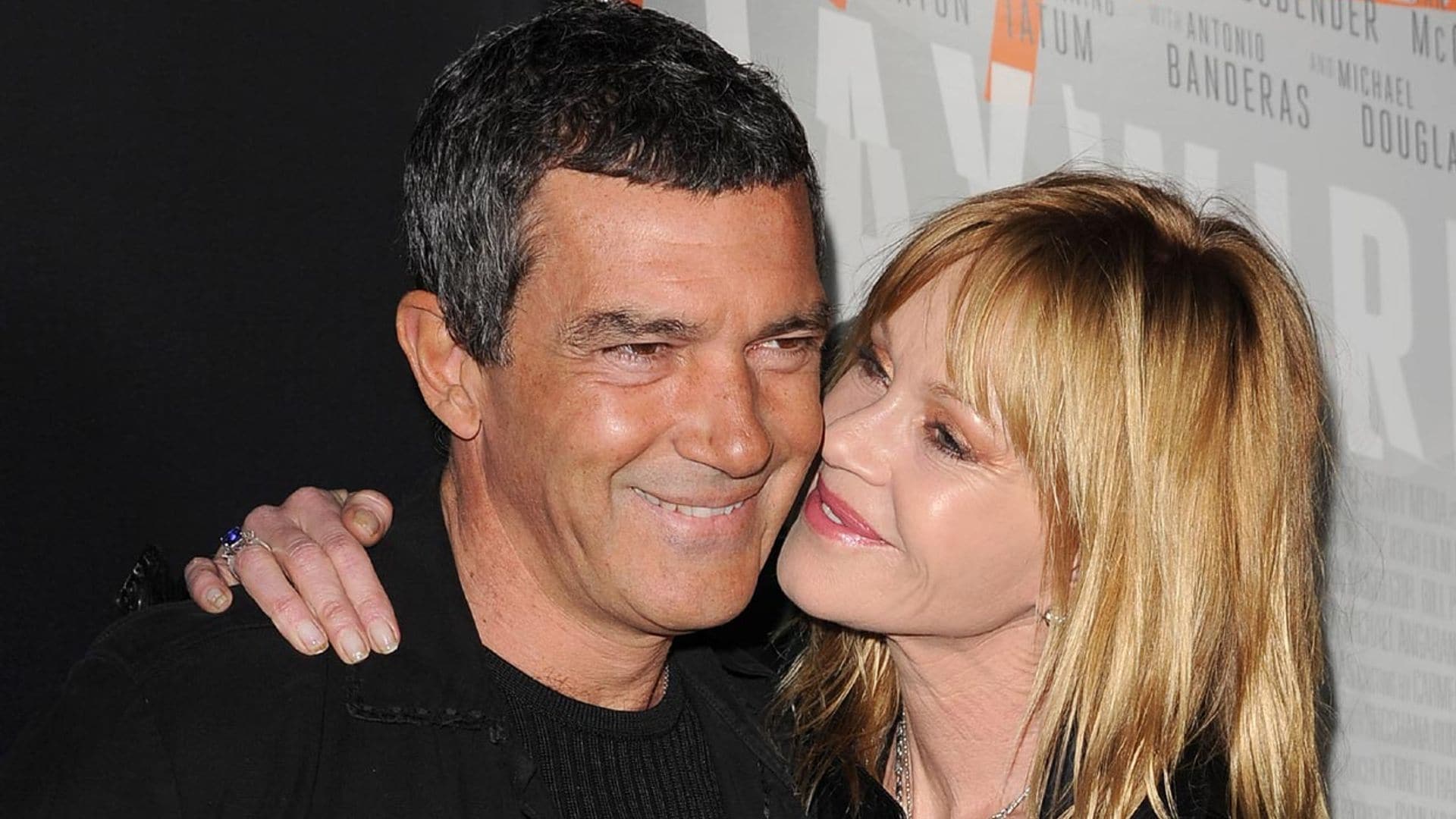 La cariñosa felicitación de Melanie Griffith a Antonio Banderas por su nominación al Oscar