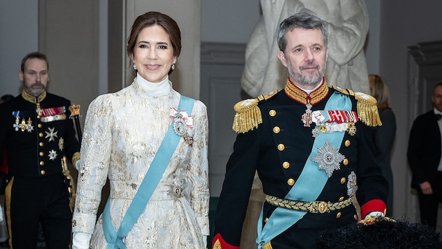 Mary de Dinamarca asiste a la recepción de Año Nuevo