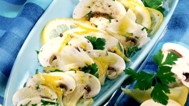carpaccio champinones