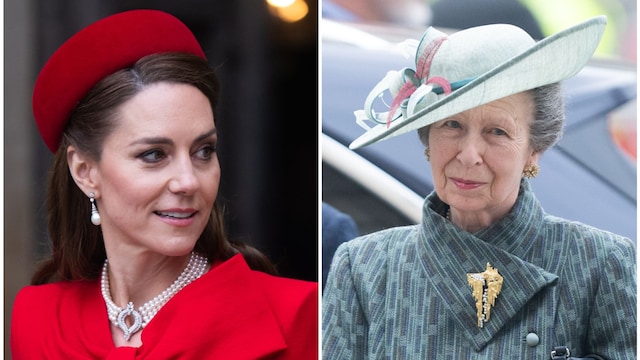 Kate Middleton y la princesa Ana