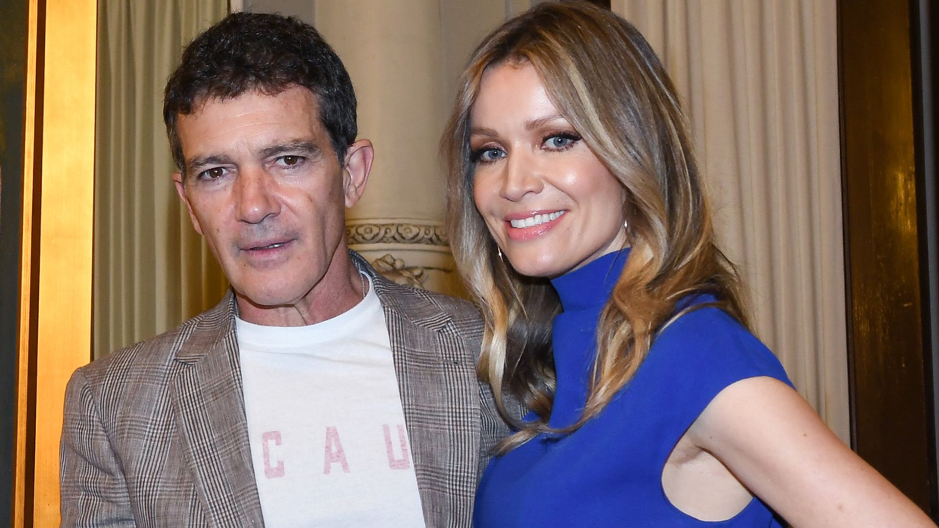 Antonio Banderas se pone romántico para felicitar a su 'amor', Nicole Kimpel