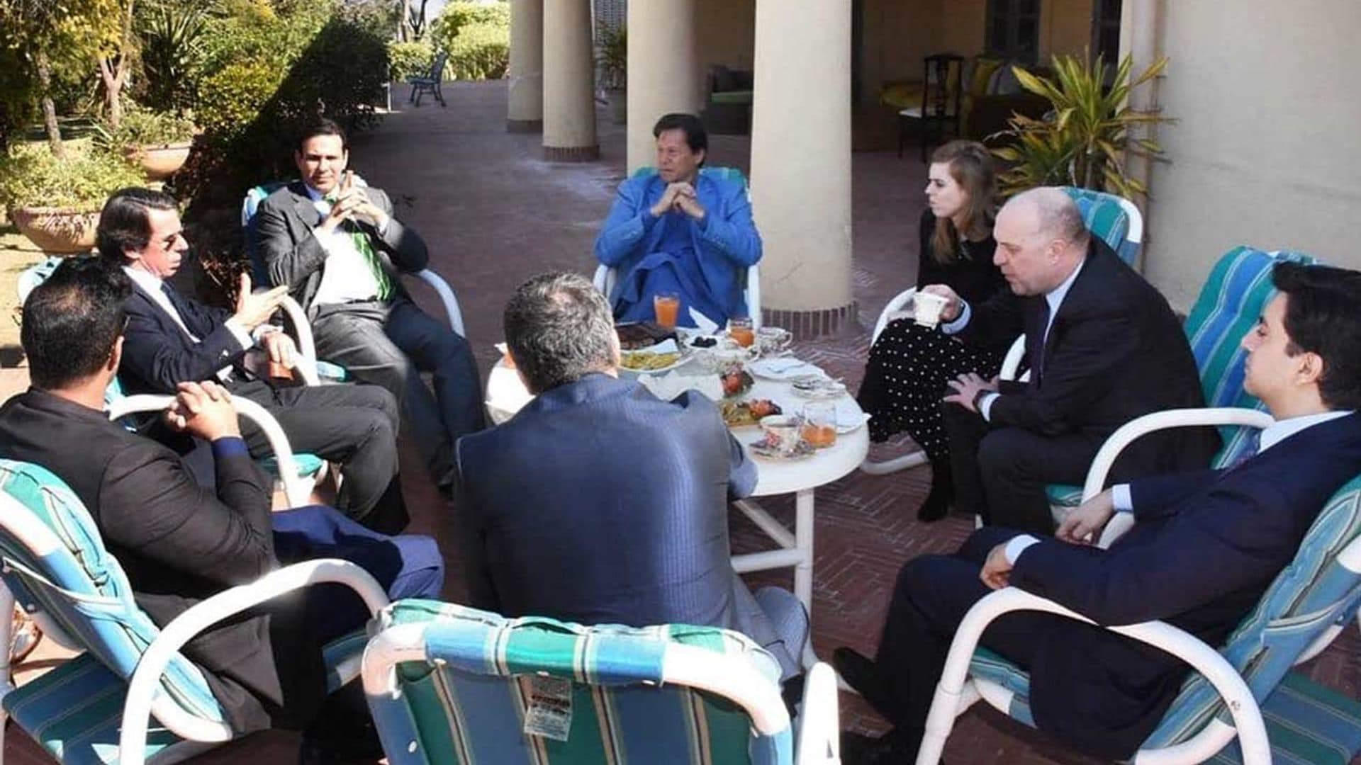 El inesperado encuentro en Pakistán de Beatriz de York y José María Aznar