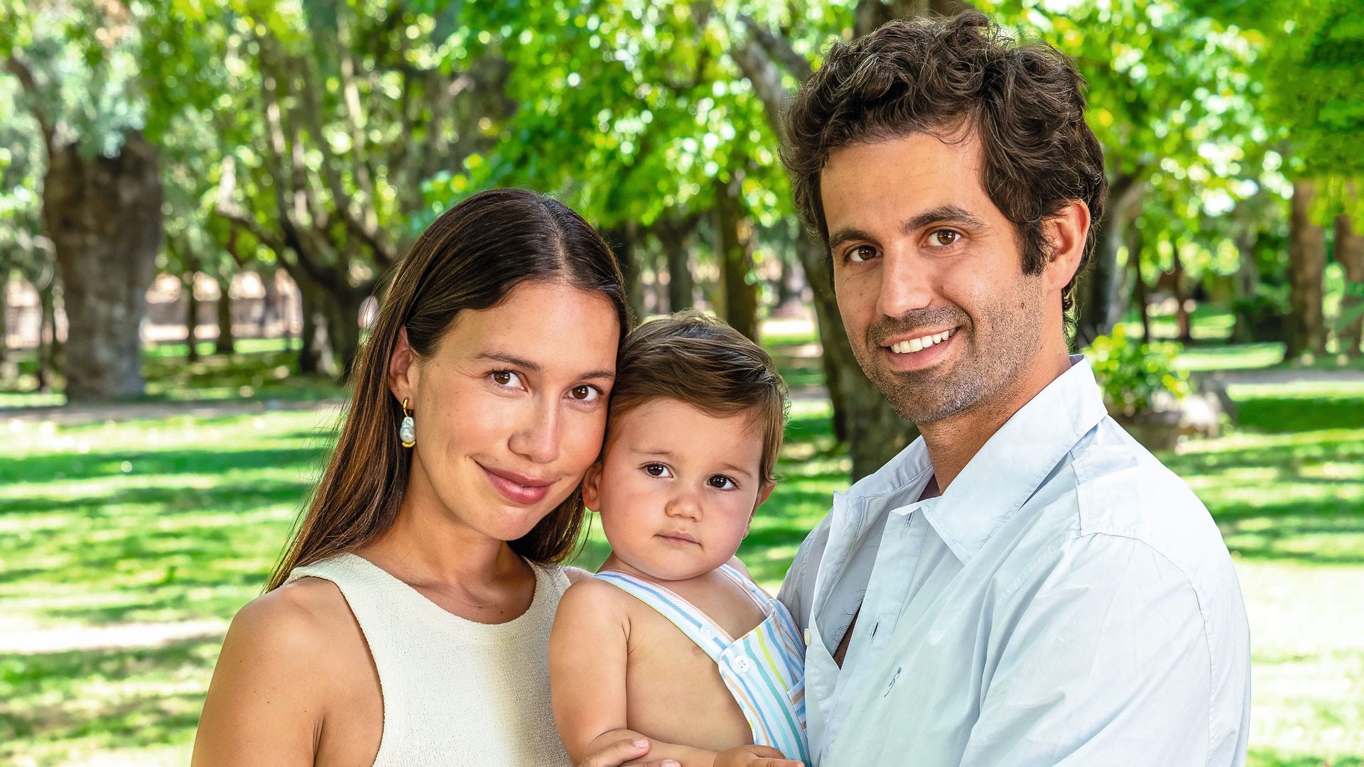 Melissa y su marido, el empresario Eduardo Zouein, junto al pequeño Marco. A finales de año volverán a ser padres.