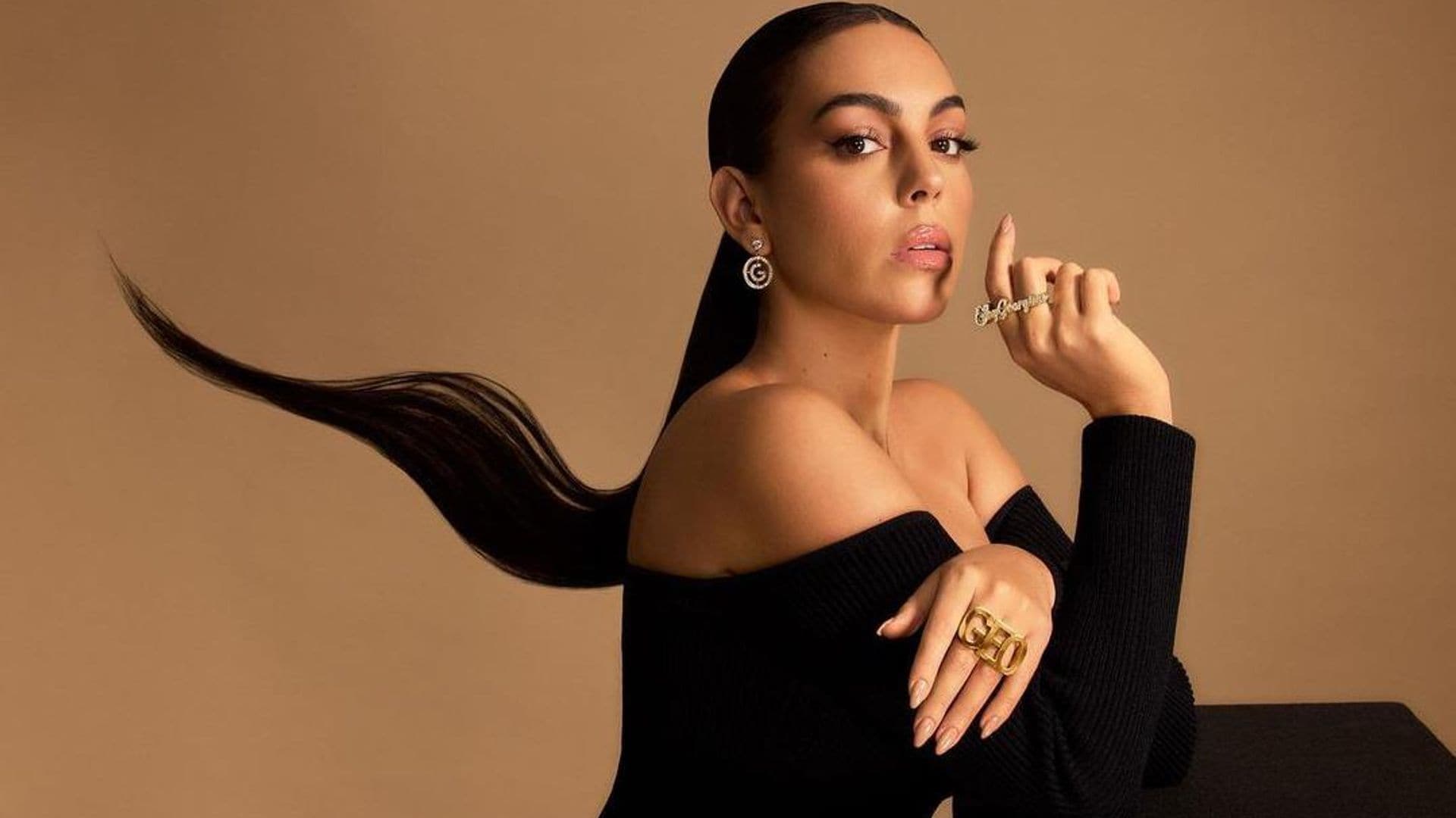 Georgina Rodríguez presume sus curvas de embarazo con un increíble y elegante look