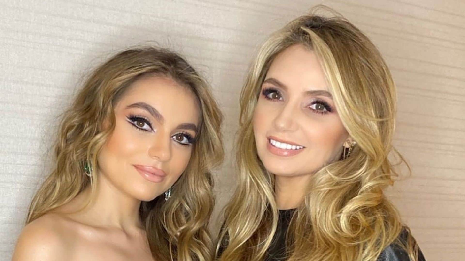 Sofía Castro con Angélica Rivera