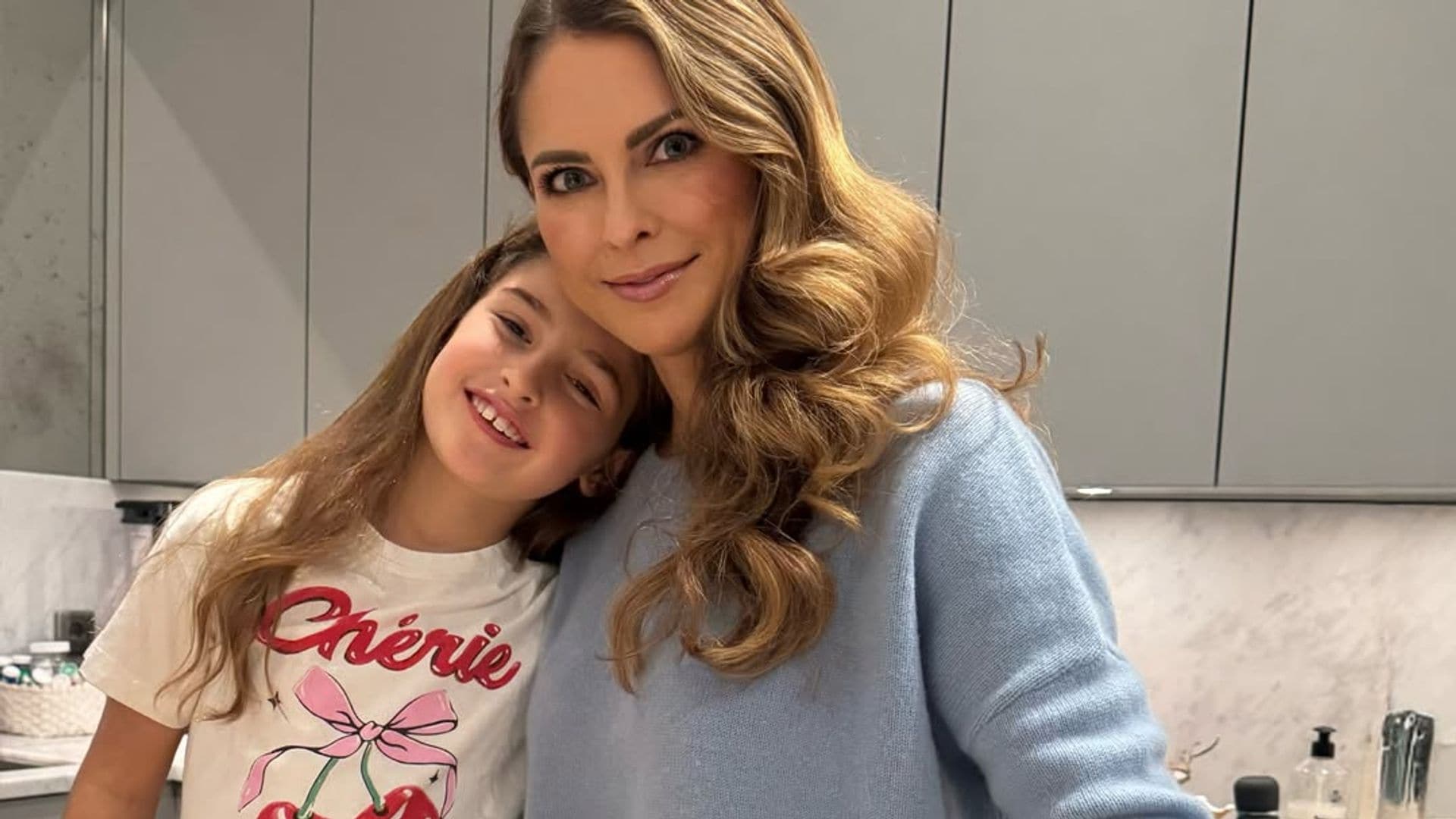 Magdalena de Suecia con su hija Adrienne