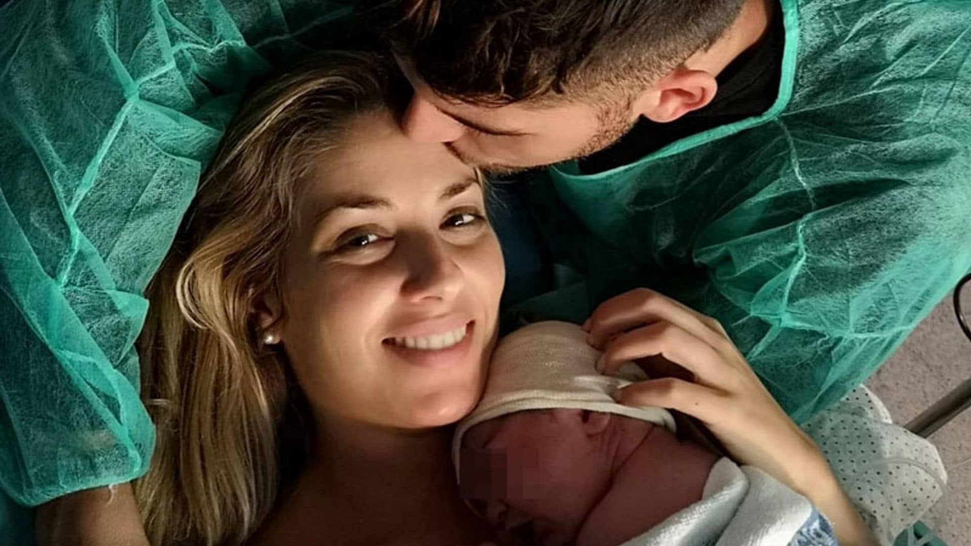 El piragüista olímpico Cristian Toro y Susana Salmerón, padres de su primer hijo